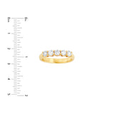7/8tcw 5 Stone Diamond Ring