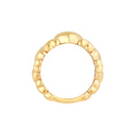 Alternating Puffy Hearts Ring