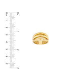 3 Row Cuff Ring