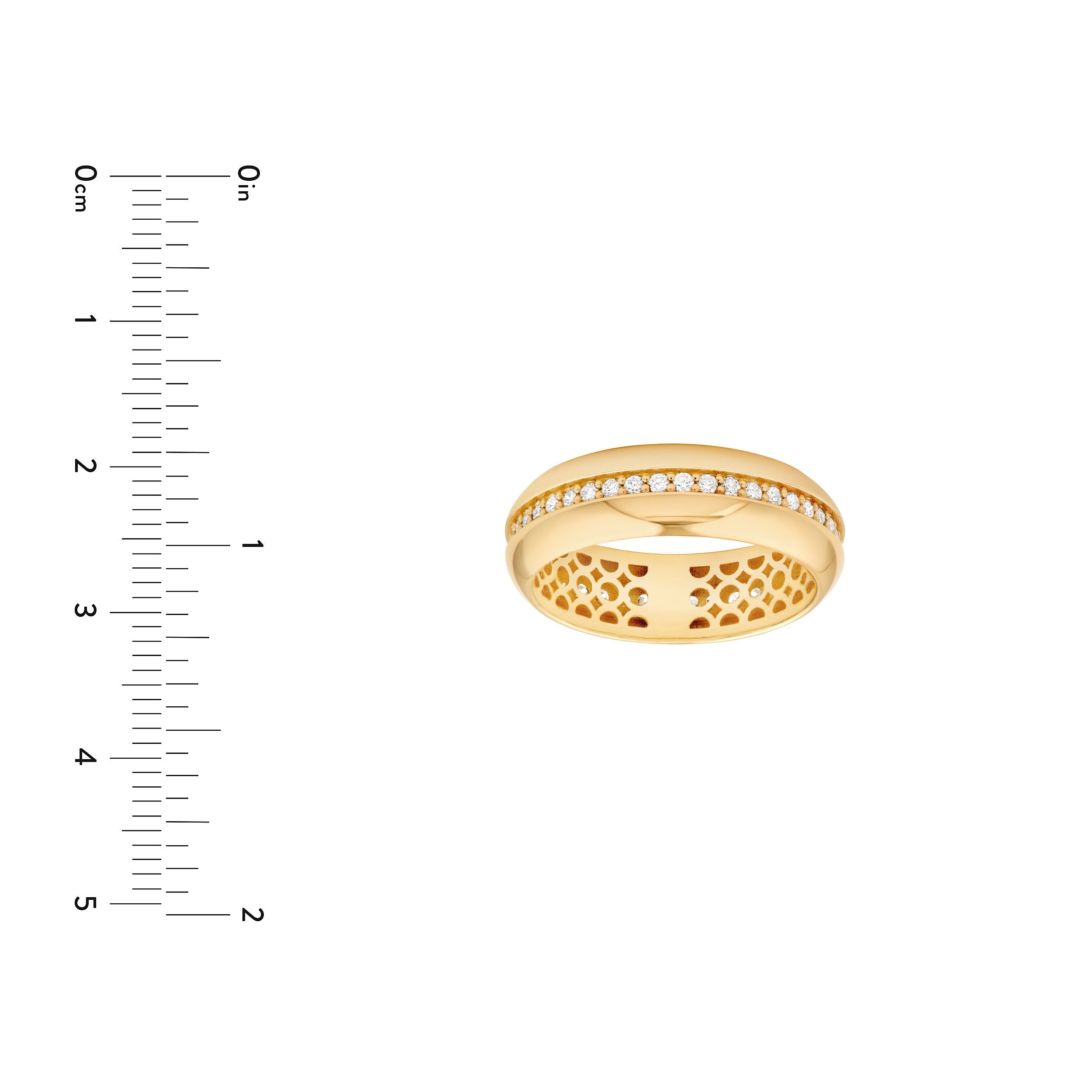 3/8tcw Diamond Channel Band