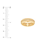 3/8tcw Diamond Channel Band