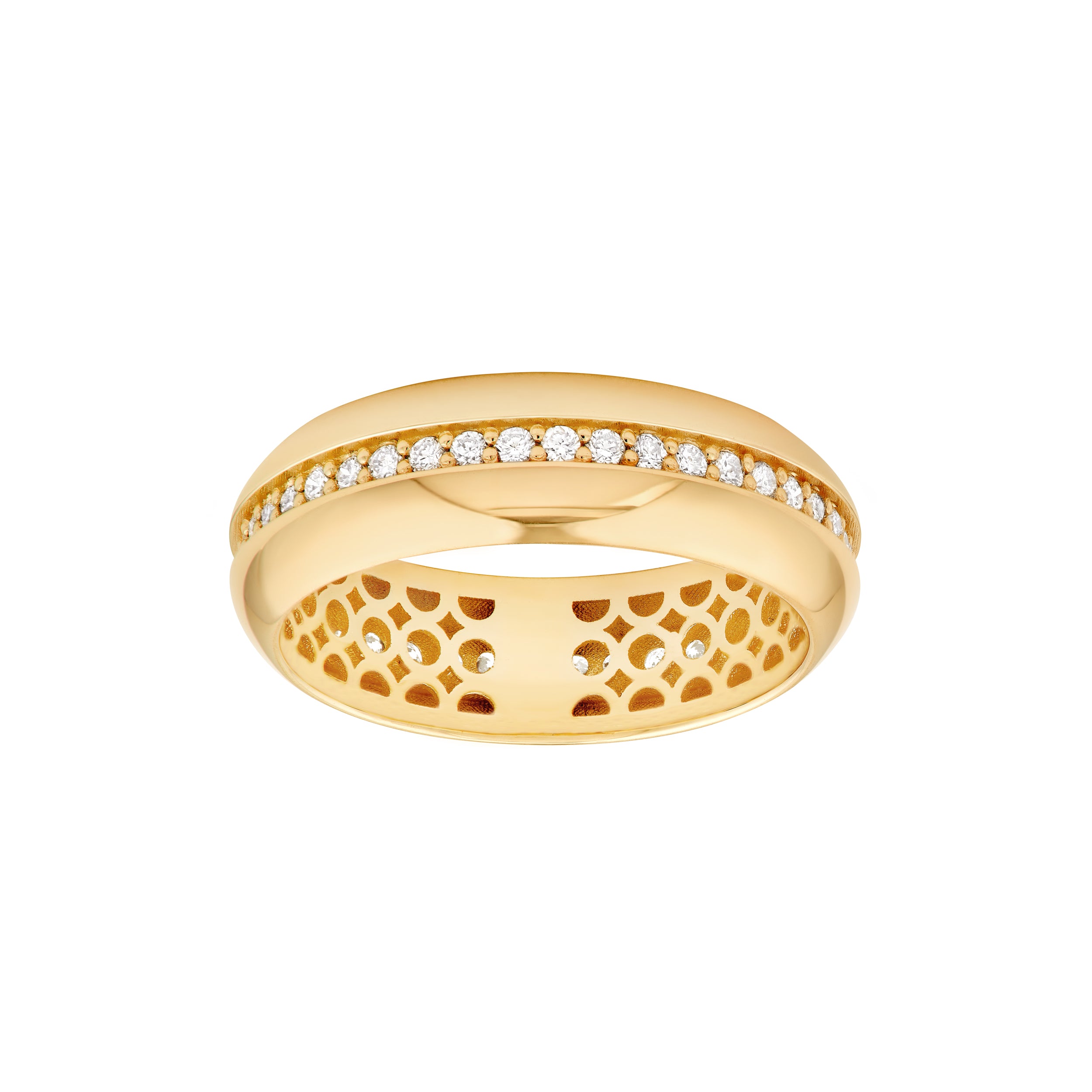 3/8tcw Diamond Channel Band