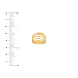 5 Row Cuff Ring