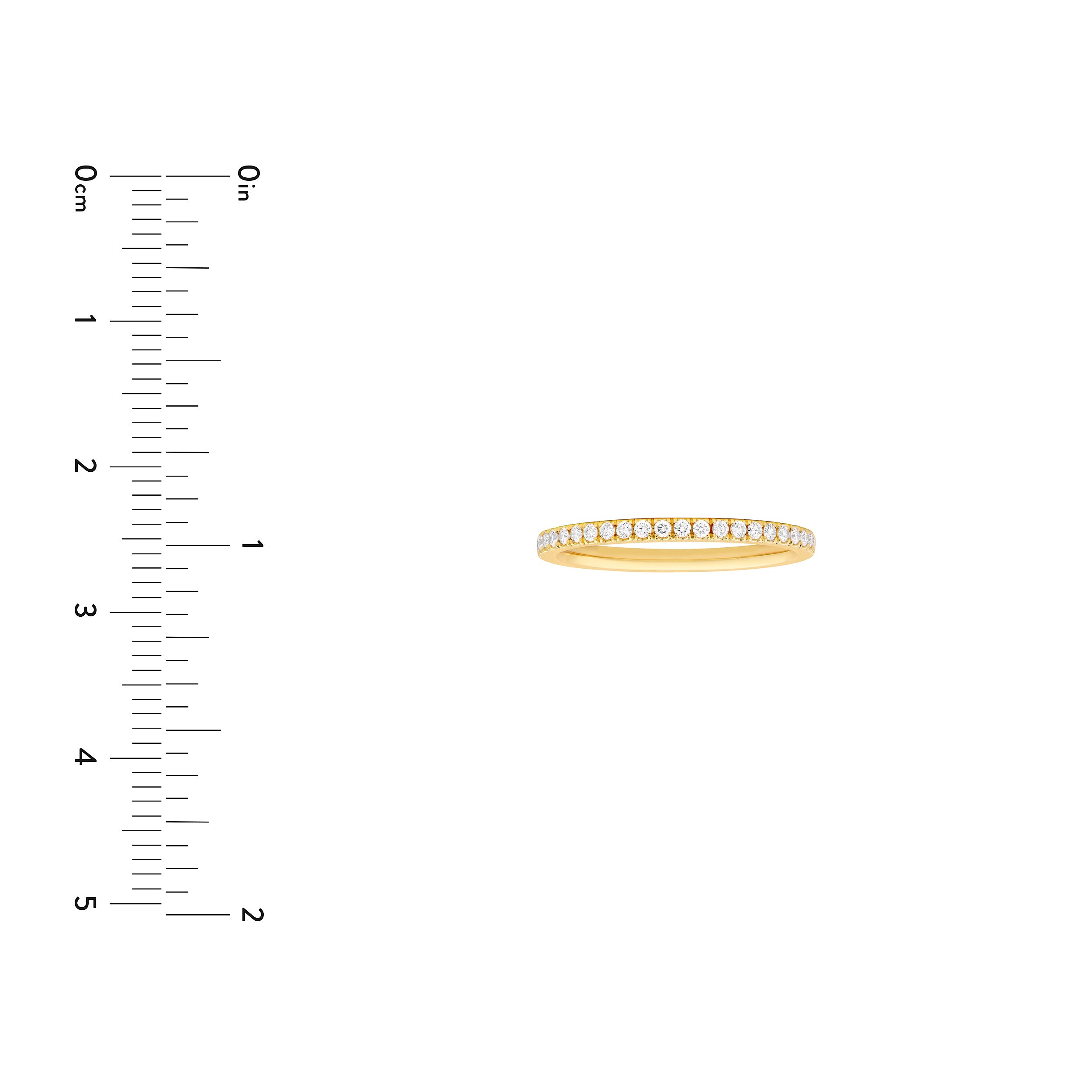 1/6ct Diamond Half Eternity Band