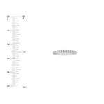 1/4ct Diamond Half Eternity Band
