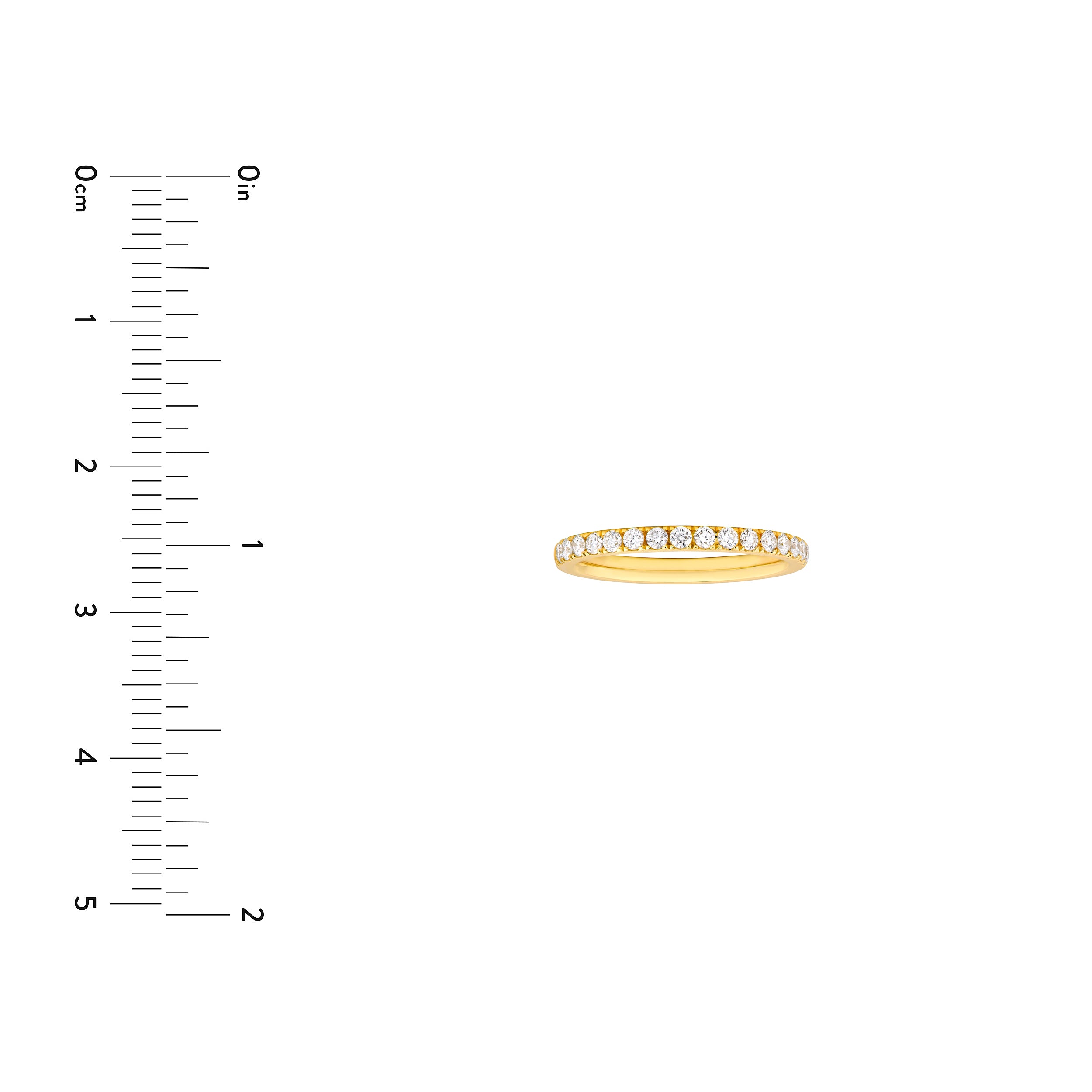 1/4ct Diamond Half Eternity Band