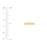 1/4ct Diamond Half Eternity Band