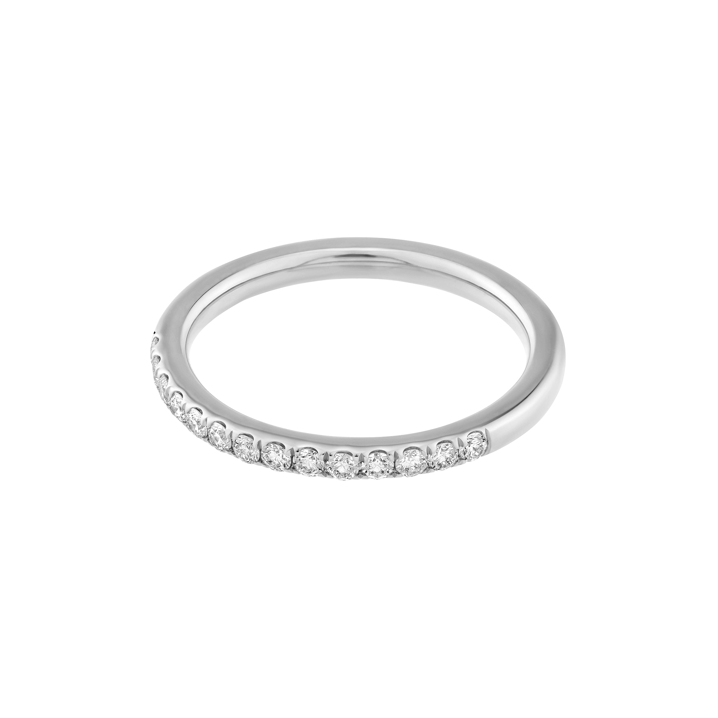 3/8tcw Diamond Half Eternity Band