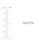 3/8tcw Diamond Half Eternity Band