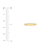 3/8tcw Diamond Half Eternity Band