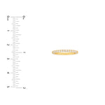3/8tcw Diamond Half Eternity Band