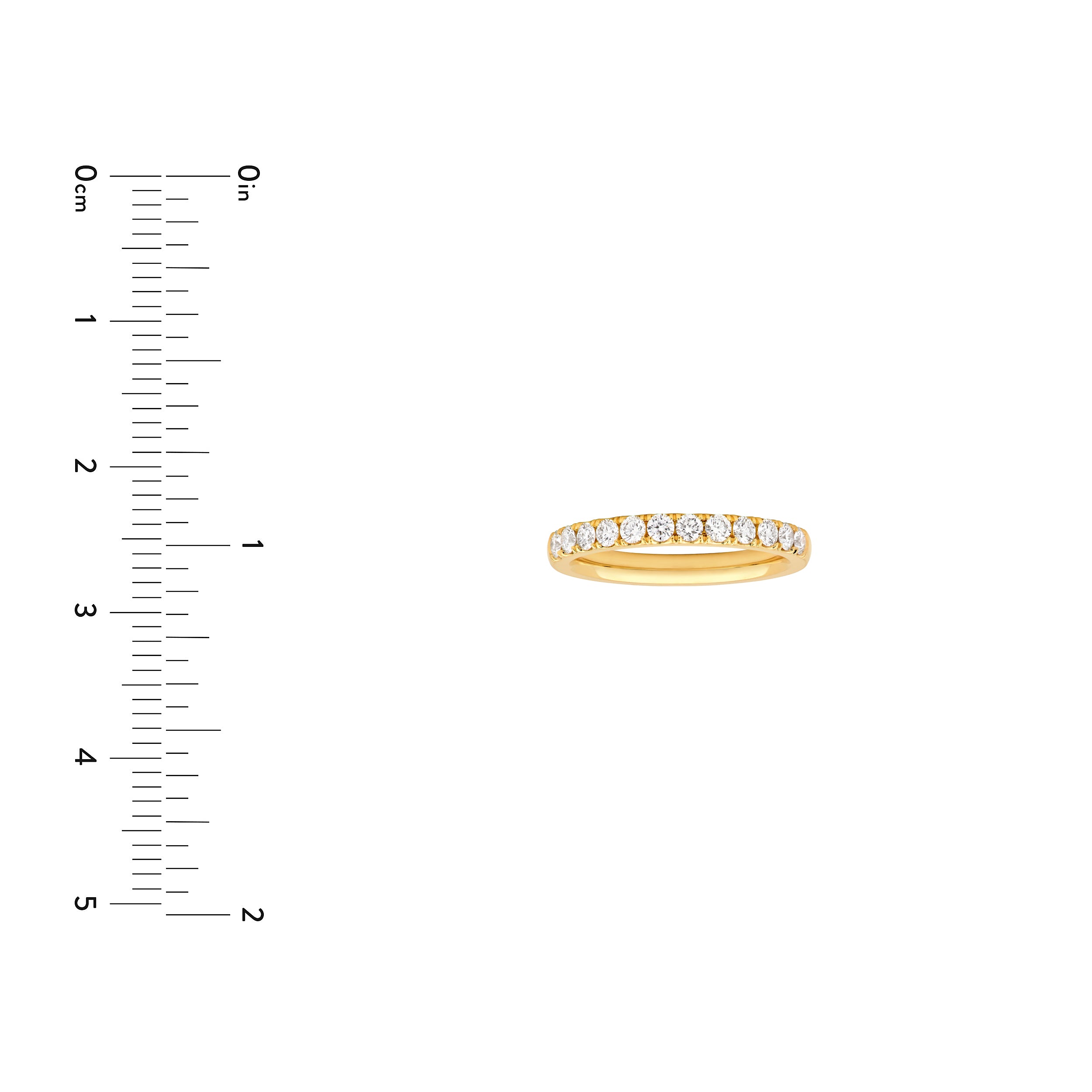 1/2ct Half Eternity Diamond Ring