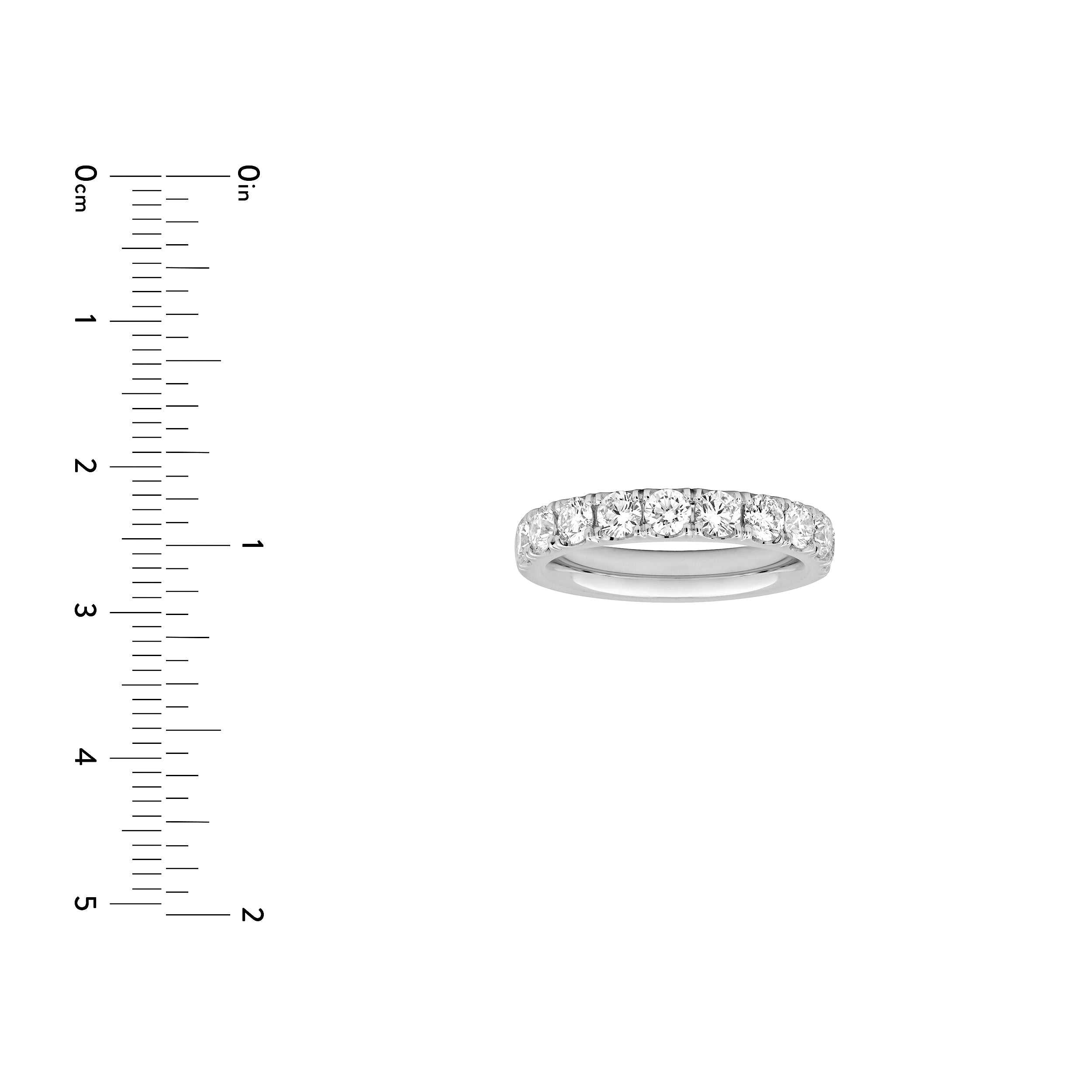 1-1/3ct Diamond Half Eternity Band