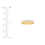 1-1/3ct Diamond Half Eternity Band