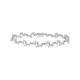 Diamond Blossom Tennis Bracelet