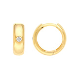 13mm Diamond Mini Hoops