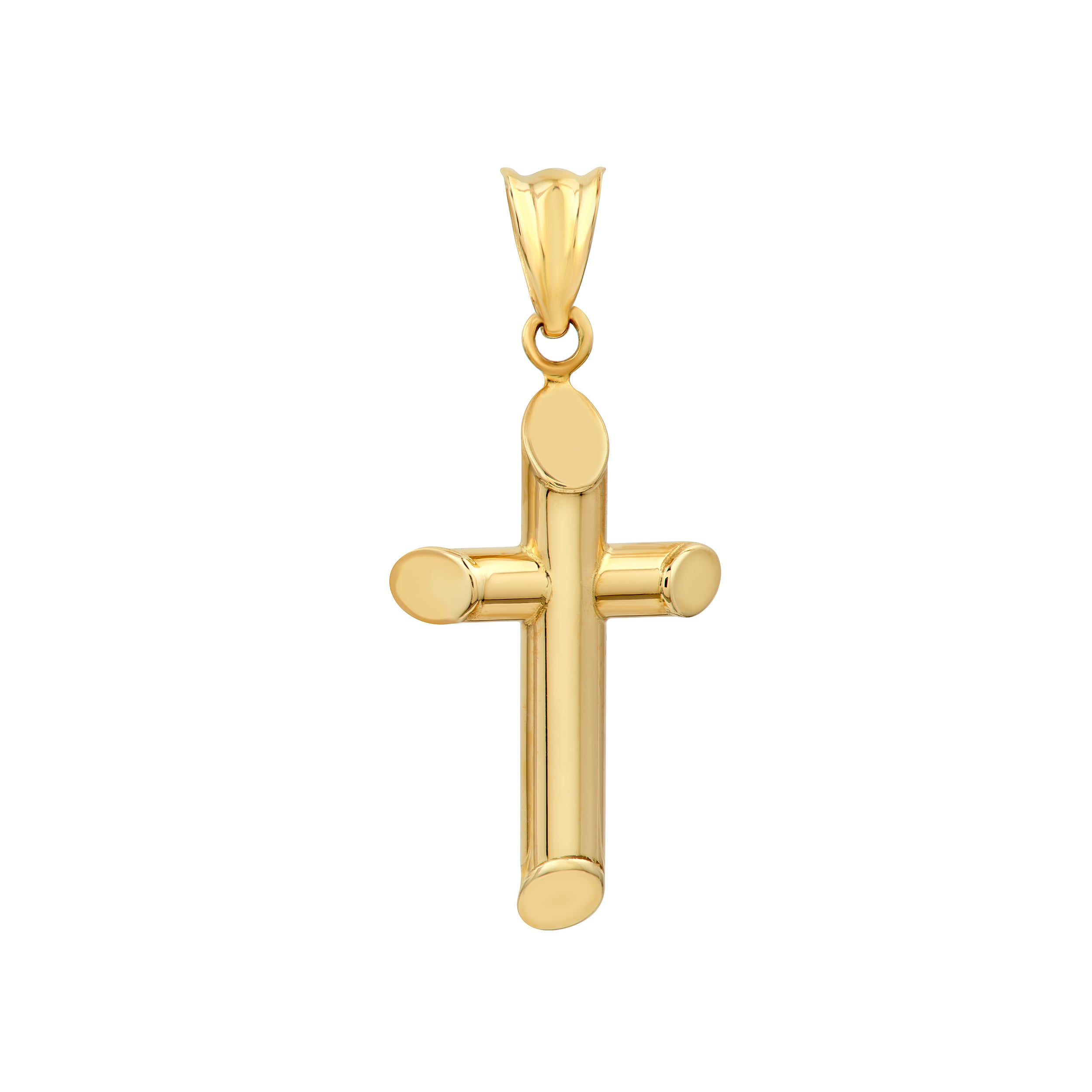 Angle End Cross Pendant
