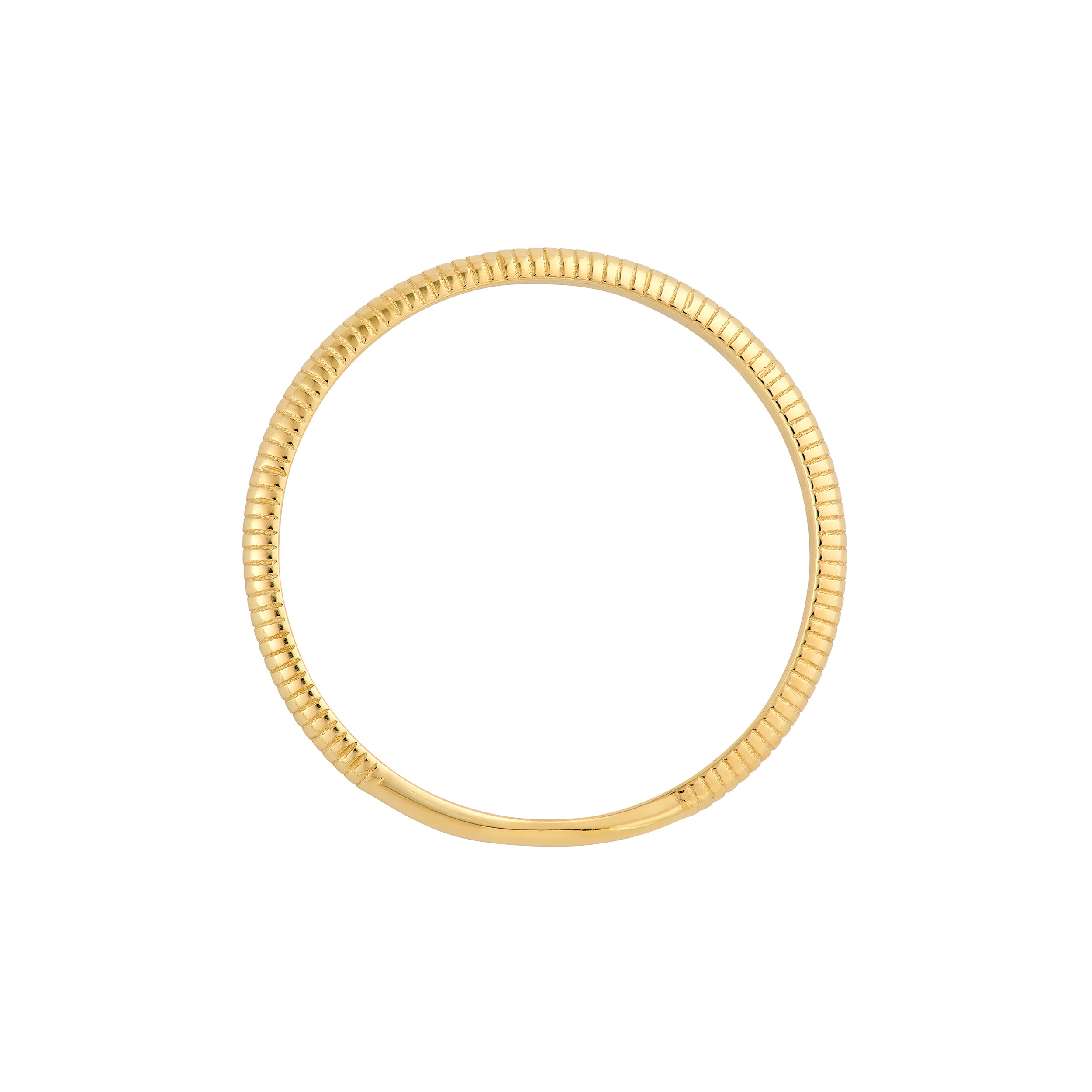 Ribbed Band Ring