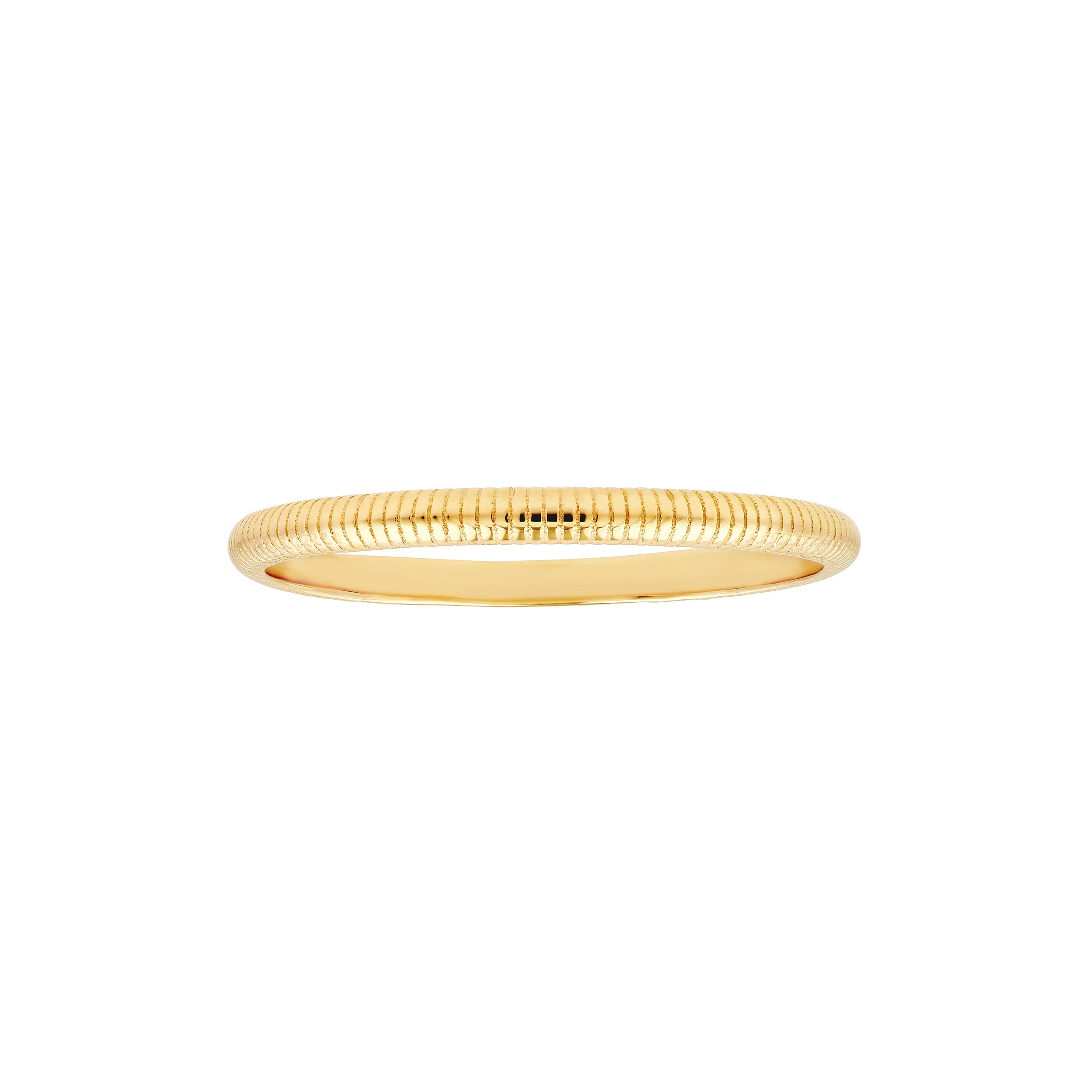 Ribbed Band Ring