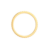 Facet Cut Out Band Ring