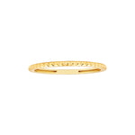 Facet Cut Out Band Ring