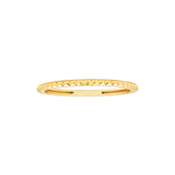 Facet Cut Out Band Ring
