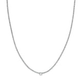 4-1/2tcw Round Diamond Solitaire Tennis Necklace