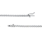 4-5/8tcw Diamond Halfway Tennis Necklace