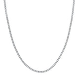 4-5/8tcw Diamond Halfway Tennis Necklace
