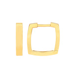 Large Square Hoop Earrings