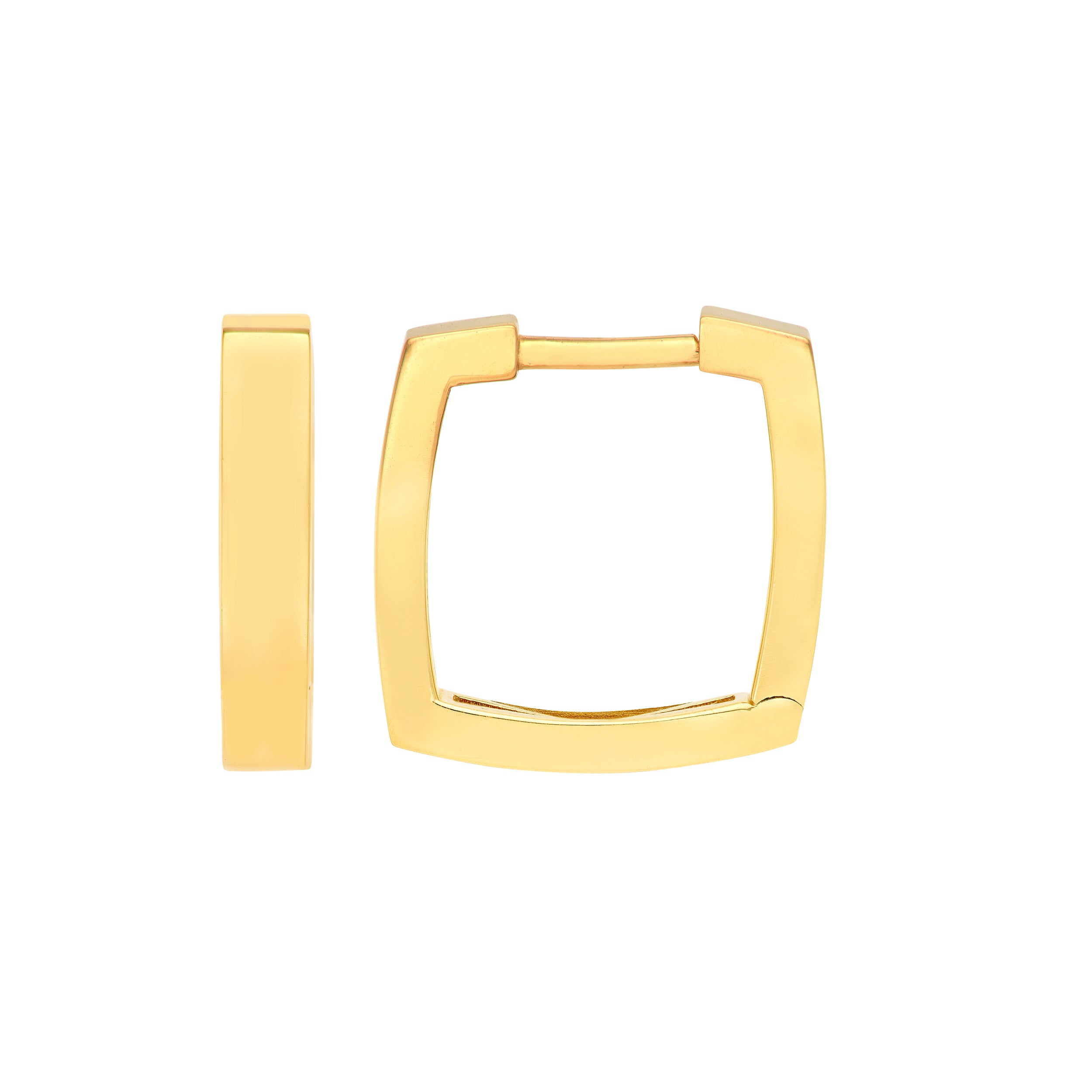 Large Square Hoop Earrings