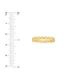 Hexagonal Bead Band Ring