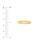 Hexagonal Bead Band Ring