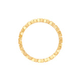 Hexagonal Bead Band Ring