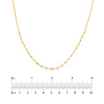 Round Ascending Diamond Necklace (1tcw)