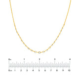 Round Ascending Diamond Necklace (1tcw)