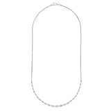 Round Ascending Diamond Necklace (1tcw)
