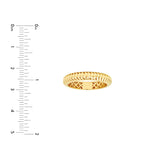 Snake Textured Band Ring