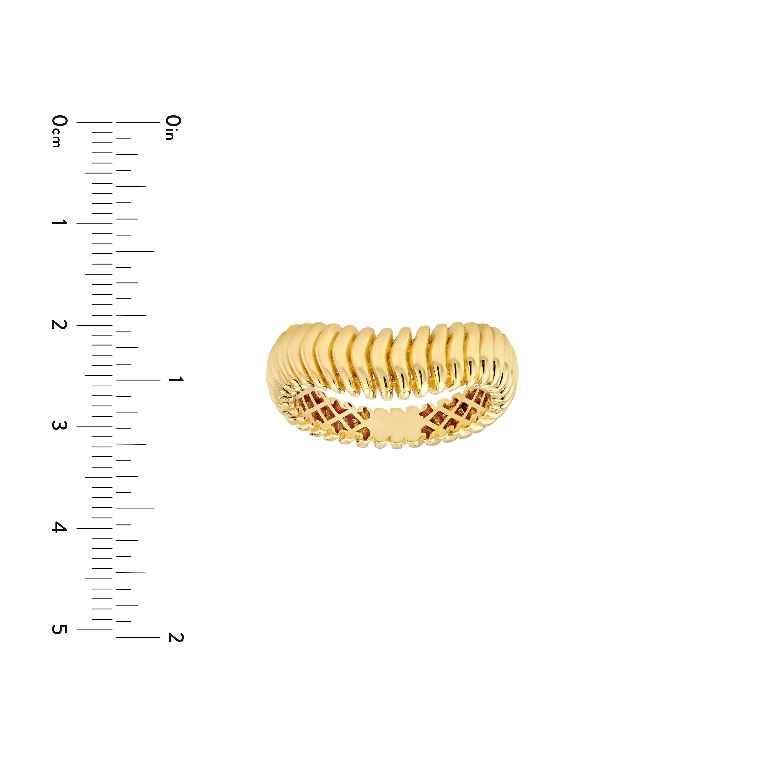 Wavy Ribbed Ring
