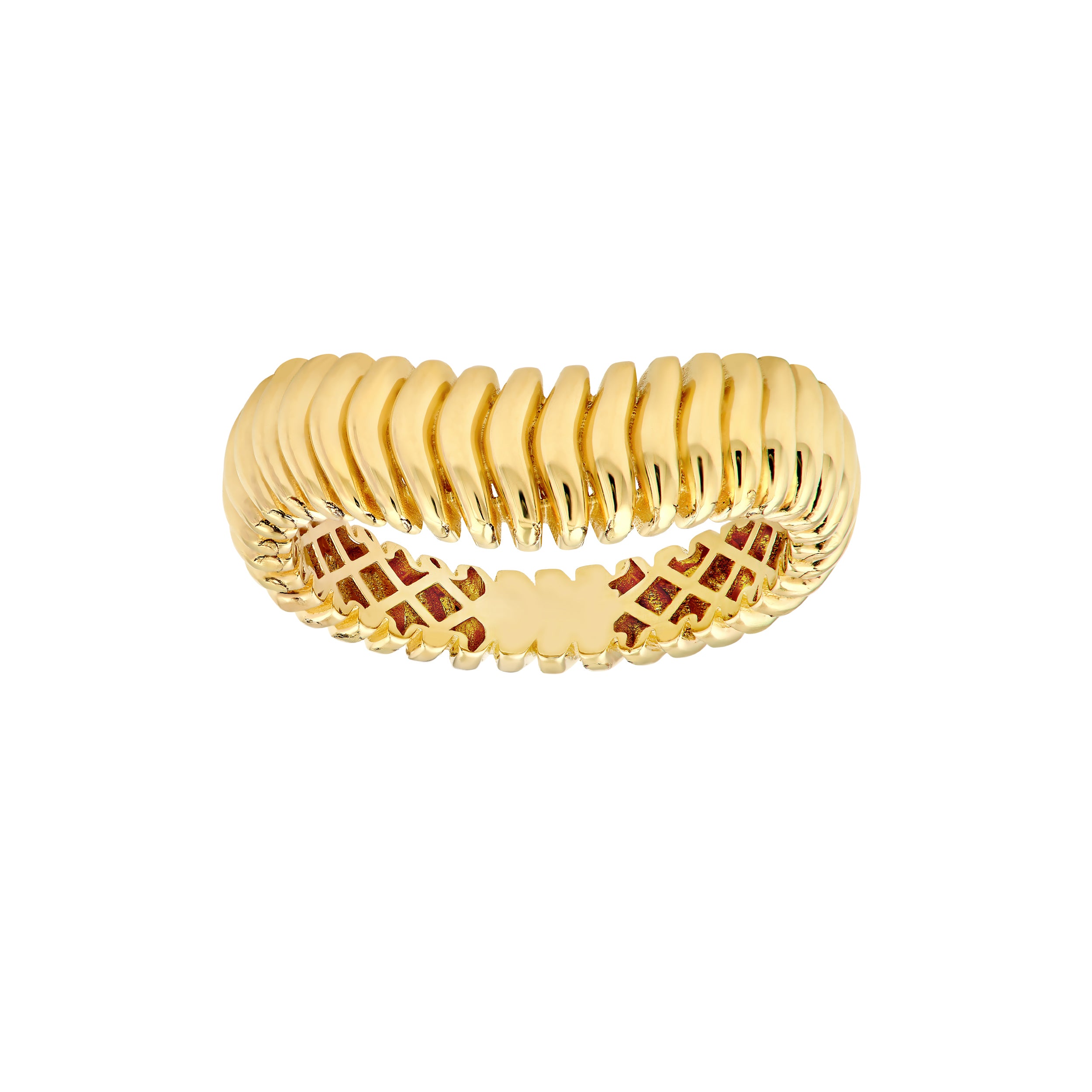 Wavy Ribbed Ring