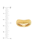 Wavy Ribbed Ring