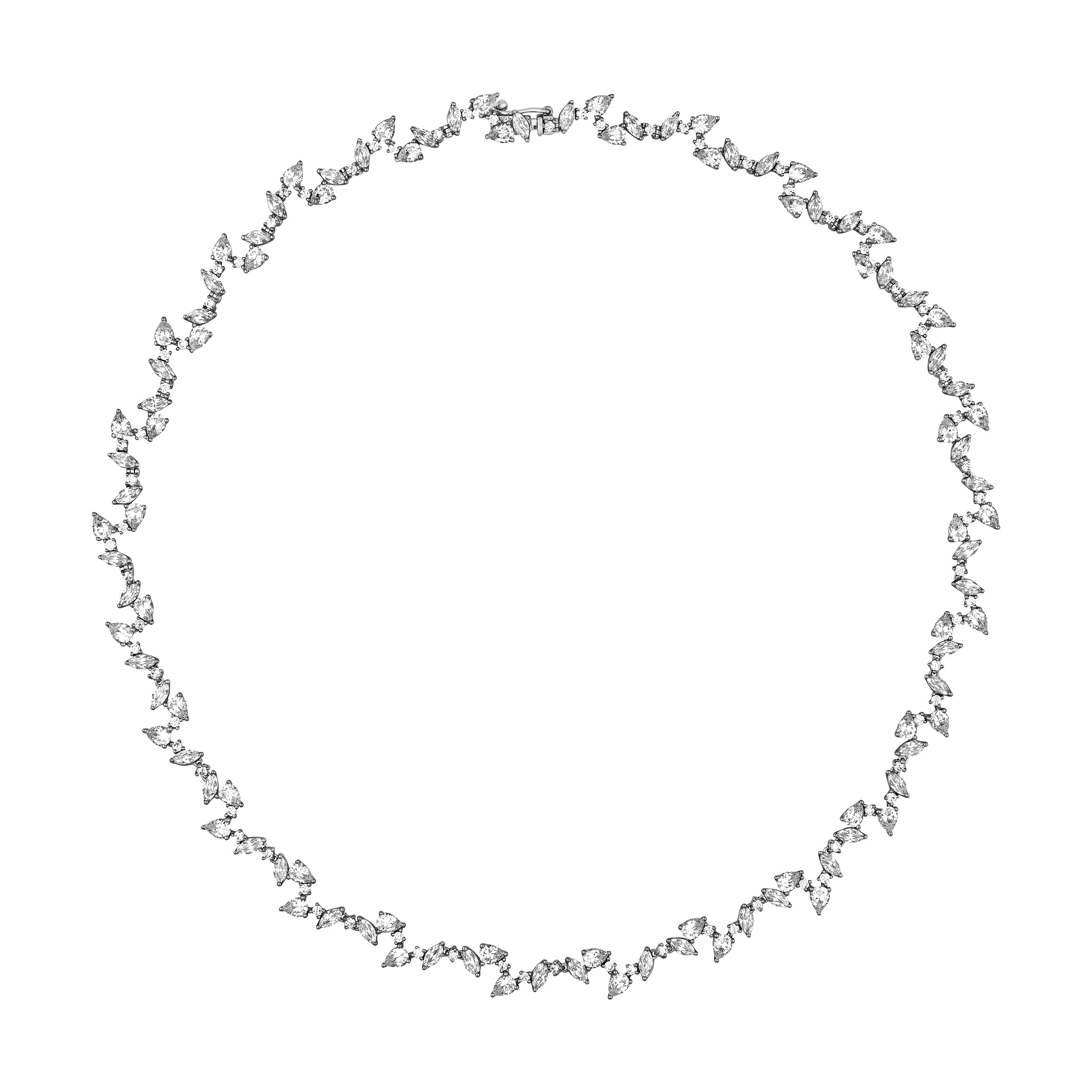 Diamond Blossom Necklace-
