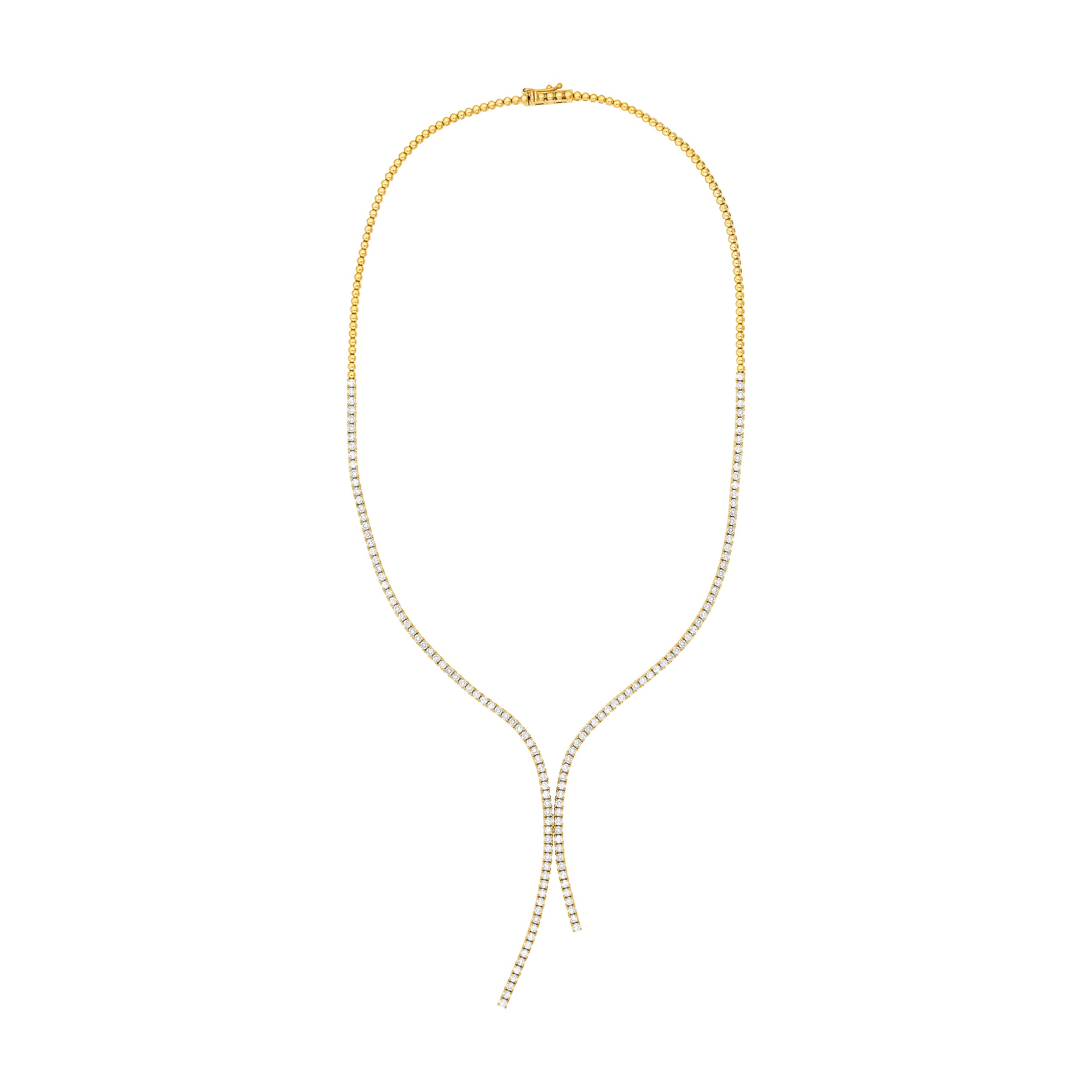 Round 4-7/8tcw Diamond Lariat Necklace