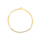 1.0tcw Diamond Paper Clip Bracelet