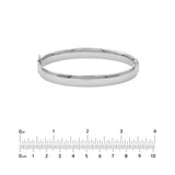 8mm Flat Oval Tube Bangle