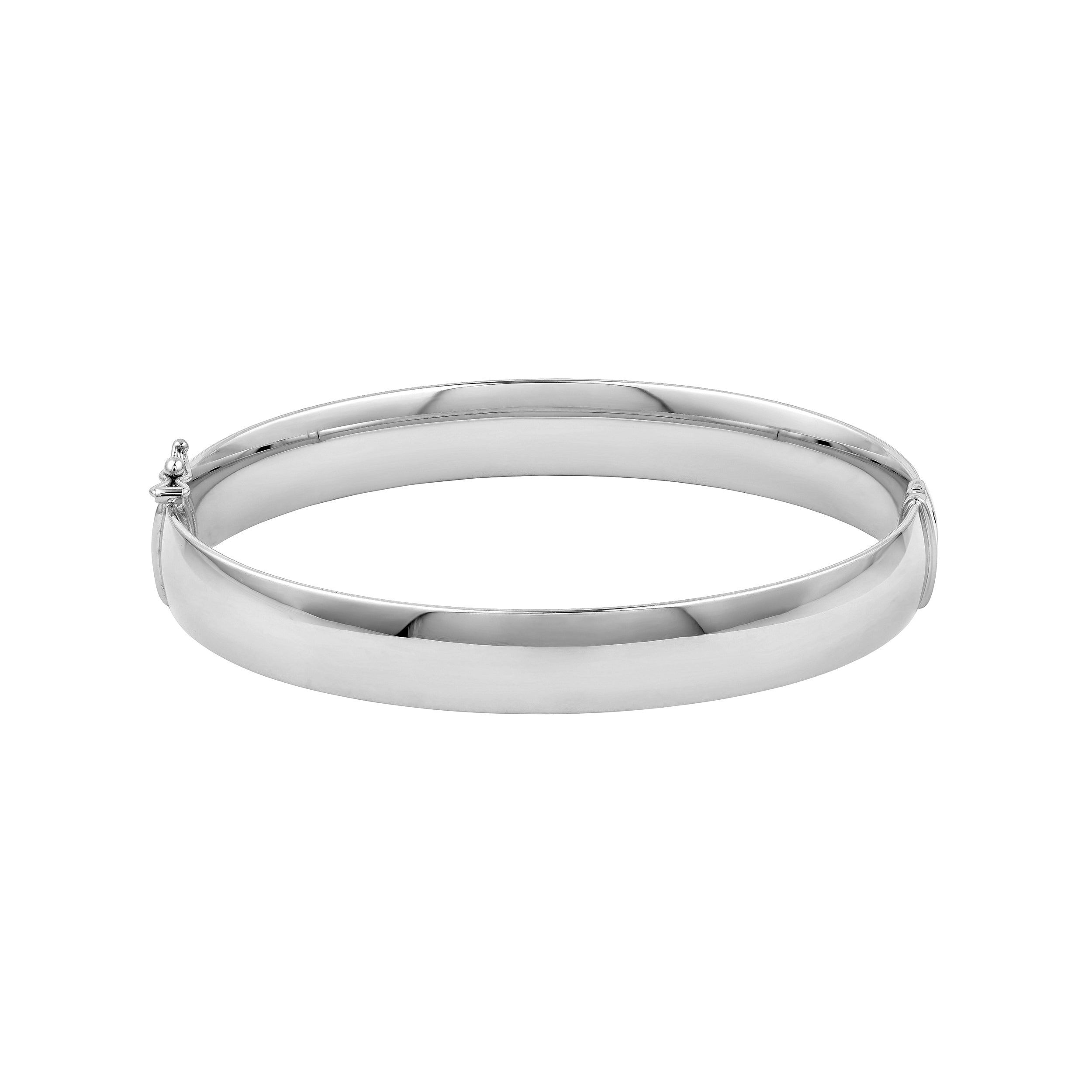 10mm Flat Oval Tube Bangle