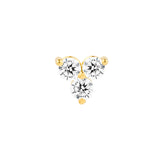 5/8tcw Diamond Trio Stud Earrings
