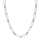 Long Paper Clip Link Necklace