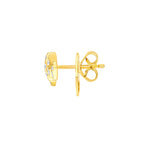 3/8tcw Diamond Flower Stud Earrings