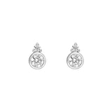 3/8tcw Round Bezel Diamond Earrings